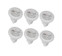 FTVOGUE 6Pcs Ampoule LED MR11 4W GU4 Double Pin LED Spot Dimmable 360lm pour Éclairage de Paysage Encastré sur Rail 6000K