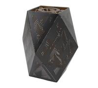 FTVOGUE Abat-jour Ombre, Abat-jour Polyédrique en Métal de Fer pour Ampoule E27 E26, Hauteur 20 Cm, Parfait pour Chambre à Coucher, Salon, Bureau