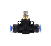 FTVOGUE Accessoires Pneumatiques Valve d'air, Connecteur de Tube Haute Résistance, Raccord Pneumatique à Installation Facile pour les Applications Utilisateur de Contrôle de Cylindre