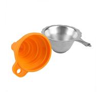 FTVOGUE Accessoires pour Imprimante 3D, Entonnoir Pliable en Silicone, Filtre en Résine en Acier Inoxydable pour Imprimante SLA avec Photon Sparkmaker Kelant Orbeat D100
