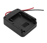 FTVOGUE Adaptateur de Batterie Connecteur de Montage d'alimentation ABS pour Batterie au Lithium 14,4 V 18 V vers Sortie de Câble de Bricolage Composant électronique en Tôle d'acier Plaquée pour