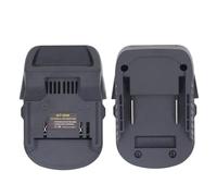 FTVOGUE Adaptateur de Batterie Convertisseur d'Adaptateur de Batterie pour Outil électrique ABS pour au Lithium 18V 20V, Conception Compacte de Remplacement pour Les Utilisateurs d'outils sans
