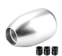FTVOGUE Adaptateur de Levier de Vitesse Universel 5 Levier de Vitesse avec 3 Adaptateurs 8/10/12mm(Argent)