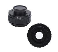 FTVOGUE Adaptateur de Microscope 0,35 X 38 Mm, Monture C, Tube Adaptateur D'objectif 38 Mm pour Microscopes Stéréo Trinoculaires