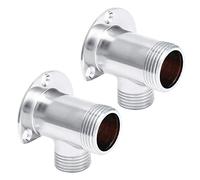 FTVOGUE Adaptateur de Pomme de Douche Adaptateur de Robinet de Douche en Laiton avec G1 2 Entrées et G3 4 Sorties Moulage Monobloc Fourniture de Salle de Bain Murale pour Système de à Usage Domestique