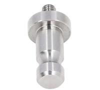 FTVOGUE Adaptateur de Poteau de Prisme en Acier Inoxydable AD-L02 pour Base de Station Totale GPS RTK 1/4-20, Connecteur de qualité Marine à Haute Résistance pour l'alignement du Prisme du Trépied