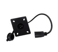 FTVOGUE Adaptateur de Prise de Port de Charge pour Chariot, Câble 470 Mm | Caoutchouc en Cuivre, Couvercle étanche, Réparation Extérieure, Adapté à Club Car E-Z-GO RXV, Câble 470 Mm, Prise de