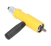 FTVOGUE Adaptateur de Rivet pour Perceuse en Acier allié, Outil de Rivet avec Poignée Antidérapante, Perceuse électrique Légère et Compacte, Riveteuse pour Bricolage, Réparation à Domicile et