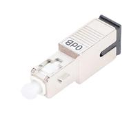 FTVOGUE Adaptateur Fibre Optique SC UPC Convertisseur de Fibre Hybride SC UPC Mâle vers Femelle avec Manchon en Céramique, Boîtier Métallique pour Compteur de Puissance Optique,