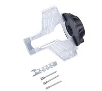 FTVOGUE Affûtage des Scies à Chaîne avec Style de Fil Féminin de 17 Mm, Matériau en Acier à Grande Vitesse Durable, Efficace et Facile à Utiliser, Argent et Noir