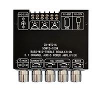 FTVOGUE Ajustement étape Ajustement de la Carte D'amplificateur Audio 2.1 Module D'ampli Stéréo de Subwoofer Canal Sonore pour L'optimisation Audio