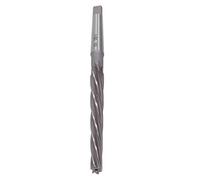 FTVOGUE Alésoir à Queue Conique, 10 Mm Acier Rapide 6 Lames | Alésage de précision conique 1:50, fabrication de moules pour machines-outils, bords de coupe tranchants, longueur totale
