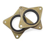 FTVOGUE Amortisseurs de Vibration en Laiton Tampons D'absorbeur de Moteur Pas à Pas Sileux pour NEMA 17 MOTEURS COMPATIBLE AVEC IMPRIMER 3D AVEC M3 VIS M3 pour une Installation Facile