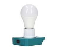 FTVOGUE Ampoule LED, Matériau PC Durable, luminosité 700, Culot à Vis E27 pour Piles au Lithium 18 V, Idéale pour une Utilisation Intérieure et Extérieure