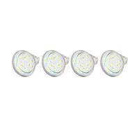 FTVOGUE Ampoule LED MR11, 12 LED 2 W 300 Lm avec Angle de Faisceau de 120 Degrés et Dissipation Rapide de la Chaleur, pour Support de Lampe MR11, Plafonniers, éclairage de paysage. (Blanc froid)