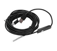 FTVOGUE AN100-3.9 Caméra D'Inspection Endoscopique HD 3,9 Mm Endoscope IP67 étanche 6 LED Réglables Résolution 1280 X 720 avec Câble USB de Type C pour Inspection de Vidange de Tuyau (câblé Hmm)
