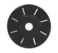 FTVOGUE Angle Grinder Bois Disc de Sculpture 8 Dents Moignage Cutter Disc Disc Polissage Racine Racine Food Soux (BLACK)