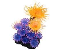FTVOGUE Aquarium aménagement paysager décoration Corail Mou Plastique Simulation résine oursin Vie Marine Simulation anémone de mer