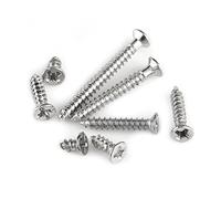 FTVOGUE Assortiment de Vis Autotaraudeuses à Tête Plate Croisée M2, 800 Pièces, pour le Travail du Bois, les Meubles, les Appareils, la Réparation de Bricolage, la Fabrication de