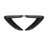 FTVOGUE Autocollant de Garde-Boue d'air Latéral, 1 Paire de Couvercles D'évent Latéraux de Climatiseur en Plastique ABS pour BMW Série 3 F30 2012-2016(modèle de Carbone)