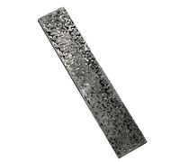 FTVOGUE Barre D'acier à Motifs de Billettes D'acier de Damas pour la | Haute densité et ténacité, trempé lissé, pour Coupeur ou Broyeur de Bricolage, Compatible avec les Modèles de Gouttes de