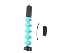 FTVOGUE Bit de Tarif de Glace électrique de 5 Pouces, Perceuse en Alliage pour la Couche de Glace D'hiver, Bit de Perceuse à Eau en Nylon Flottante avec Adaptateur de 750 Mm de