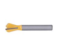 FTVOGUE Bit en Queue d'aronde du Routeur, les Plans de Chanfrein éliminent Rapidement les Bords, l'application Large, le Revêtement en Carbure et PTFE pour les Rainures de Travail du Bois, (6 * 1/2)