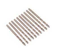 FTVOGUE Bits Métalliques de Forage Cobalt Kits de Point de Fraction de Set Assortiment pour Plaque de Forage en Acier Rejoignant 1,0-5,0 Mm (3 mm)