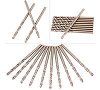 FTVOGUE Bits Métalliques de Forage Cobalt Kits de Point de Fraction de Set Assortiment pour Plaque de Forage en Acier Rejoignant 1,0-5,0 Mm (1 mm)