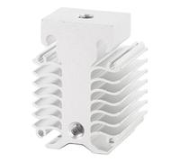 FTVOGUE Bloc de Dissipation Thermique de Radiateur D'imprimante 3D en Aluminium pour Ender 3 V3 KE SE Extrudeuse Hotend Pièces de Rechange avec Trou de Vis de Verrouillage Latéral