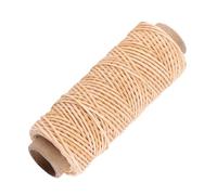 FTVOGUE Bobine de fil à coudre ciré pour chaussures en cuir 150D 50 m (Beige)