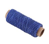 FTVOGUE Bobine de fil à coudre ciré pour chaussures en cuir 150D 50 m (bleu roi)