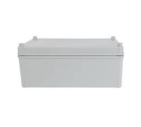 FTVOGUE Boîte de Jonction électrique, Boîte de Jonction étanche en Plastique ABS avec Plaque de Montage 9,8 X 5,9 X 3, Pouces pour Projets électriques Extérieurs