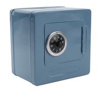 FTVOGUE Boîte de Mot de Passe en Espèces Peut Coder la Boîte de Verrouillage du Stockage Spacieux sécurisé avec une Construction en Métal Robuste pour les Clés Vérifie la Maison (BLUE)
