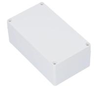 FTVOGUE Boîte de Projet, Boîte de Jonction ABS IP65, de Commande Ignifuge avec Vis Métalliques pour Applications électroniques Extérieures et Intérieures (200 * 120 * 75MM)
