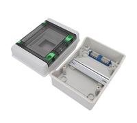 FTVOGUE Boîte électrique Extérieure à 5 Circuits, Boîte de Distribution D'énergie étanche avec Couvercle PC Transparent et écrous en Laiton pour une Utilisation Intérieure et Extérieure