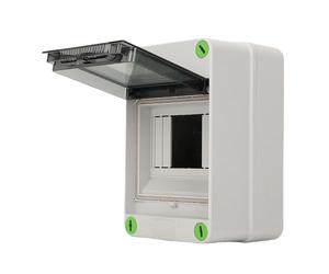 FTVOGUE Boîtier électrique en Plastique MCB sur Rail DIN avec Conception Résistante aux Intempéries pour une Installation Facile, des Travaux électriques Extérieurs et Intérieurs