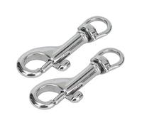 FTVOGUE Boulons à Fin 65 Mm Crochet 316 Spring en Acier Inoxydable Ferme Chargée 2pcs pour la Plongée Pêche des Clés de Caméra Boucle de Caméra Lignes de Compagnie