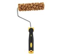 FTVOGUE Brosse à Rouleau de Peinture en Mousse Naturelle avec Poignée, Outil de Peinture de Texture pour Murale