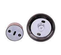 FTVOGUE Butée de Porte Magnétique en Acier Inoxydable, Butée de Porte Murale avec Vis, Montage Vertical ou Horizontal, Aide à Prévenir les Claquements et à Protéger les Murs pour la Chambre du