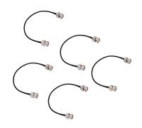 FTVOGUE Câble Coaxial BNC RG58, 5 Pièces, BNC Mâle à Mâle, Puissance 50 Ohm