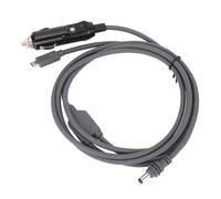 FTVOGUE Câble d'alimentation CC 3 en 1, Construction en Caoutchouc, Connecteur Allume-Cigare 12 V 24 V, 2 M pour Mini Antenne Parabolique et Voyage en Plein Air