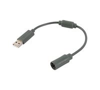 FTVOGUE Câble USB de Remplacement pour Contrôleur Filaire, Cordon de Connexion Adaptateur Détachable avec Ajustement serré sécurisé, Gris 10.6 Pouces