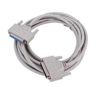 FTVOGUE Câbles D'extension Parallèle de 16,4 Pieds de Long pour Machine à Gravure, 25 Broches DB9 Male à Une Connexion D'imprimante Féminine, Matériau pour Les Accessoires de Machine à Gravure