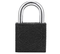 FTVOGUE Cadenas en Fer, Serrure à clé Antirouille avec Noyau en Laiton et Fer Noir épais pour Casier de Maison, Dortoir ou Salle de Sport 50 Mm (50MM)