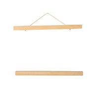 FTVOGUE Cadre photo en bois magnétique, rouleau d'affiche de bricolage, Cintre pour oeuvres d'art (30cm-02)