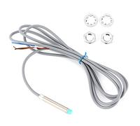 FTVOGUE Capteur de Détection à 3 Fils, Interrupteur de proximité | Boîtier en Laiton, Plage de Détection 2 Mm, Sortie PNP/NPN, Câble PVC 6,3 Pieds, -25°C à 70°C