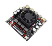 FTVOGUE Carte d'amplificateur Numérique PCB Carte d'amplificateur Bluetooth 2.1 Canaux 2x300W Plus 600W 18 à 50VDC avec Entrée BT AUX USB pour Système de Caisson de Basses Stéréo Audio Domestique