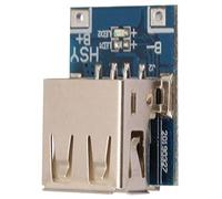 FTVOGUE Carte de Chargeur USB, Module de Tension Boost 5 V 1 A pour Le Chargement, Haute efficacité avec 85% de Décharge, Entrée 3,7 V à 5, Parfait pour Les Besoins d'alimentation