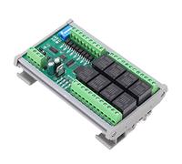 FTVOGUE Carte de Module de Relais à 8 Canaux, Module de Contrôle de Relais PCB DC 24 V, Réinitialisation du Matériel Anti-protection TVS 9600 BPS RTU pour le Contrôle des Appareils Ménagers,